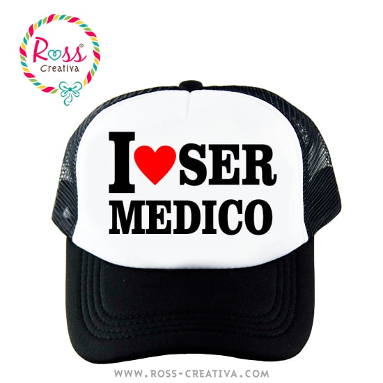 personalizar gorras, diseños de gorras, gorras impresas, gorras originales, Gorra Amo Ser Médico, , , 